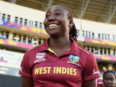 With Stafanie Taylor